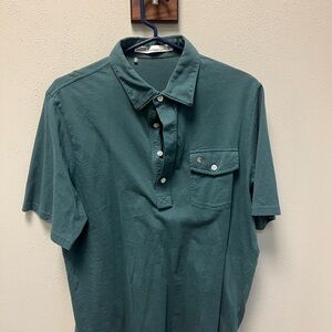 Men's Criquet pocket Teal Polo Shirt